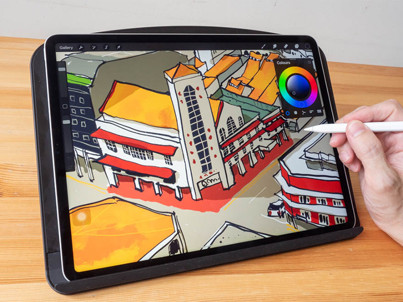 Vẽ tr&ecirc;n iPad Pro 2021